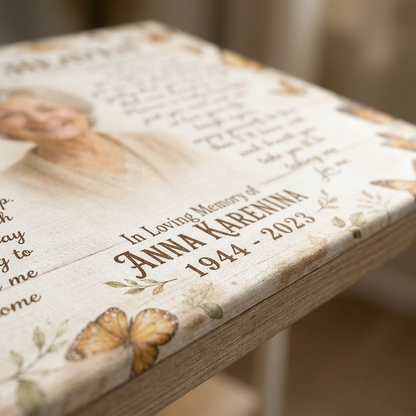 Personalized In Loving Memory Canvas Print Custom Photo Memorial Wall Art Gift - Image 5