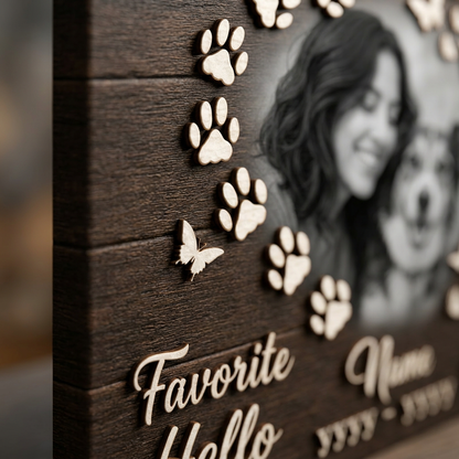 Personalized Dog Memorial Wall Canvas, Custom Pet Photo Sympathy Gift for Dog Loss - Image 5