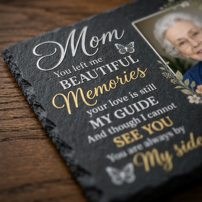 Personalized Mom Memorial Garden Stone with Photo, Sympathy Gift Loss of Mother - Image 5 | VNMGSREPR1-6IN-EHIEU_AI_0461 VNMGSREPR1-8IN-EHIEU_AI_0461