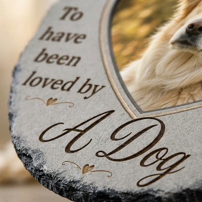 Personalized Dog Memorial Garden Stone With Photo – Pet Loss Keepsake Gift - Image 5 | VNMGSREPR1-6IN-EHIEU_AI_0439 VNMGSREPR1-8IN-EHIEU_AI_0439