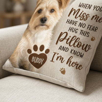 Personalized Pet Memorial Photo Pillow, Custom Dog Remembrance Gift for Pet Lovers - Image 5