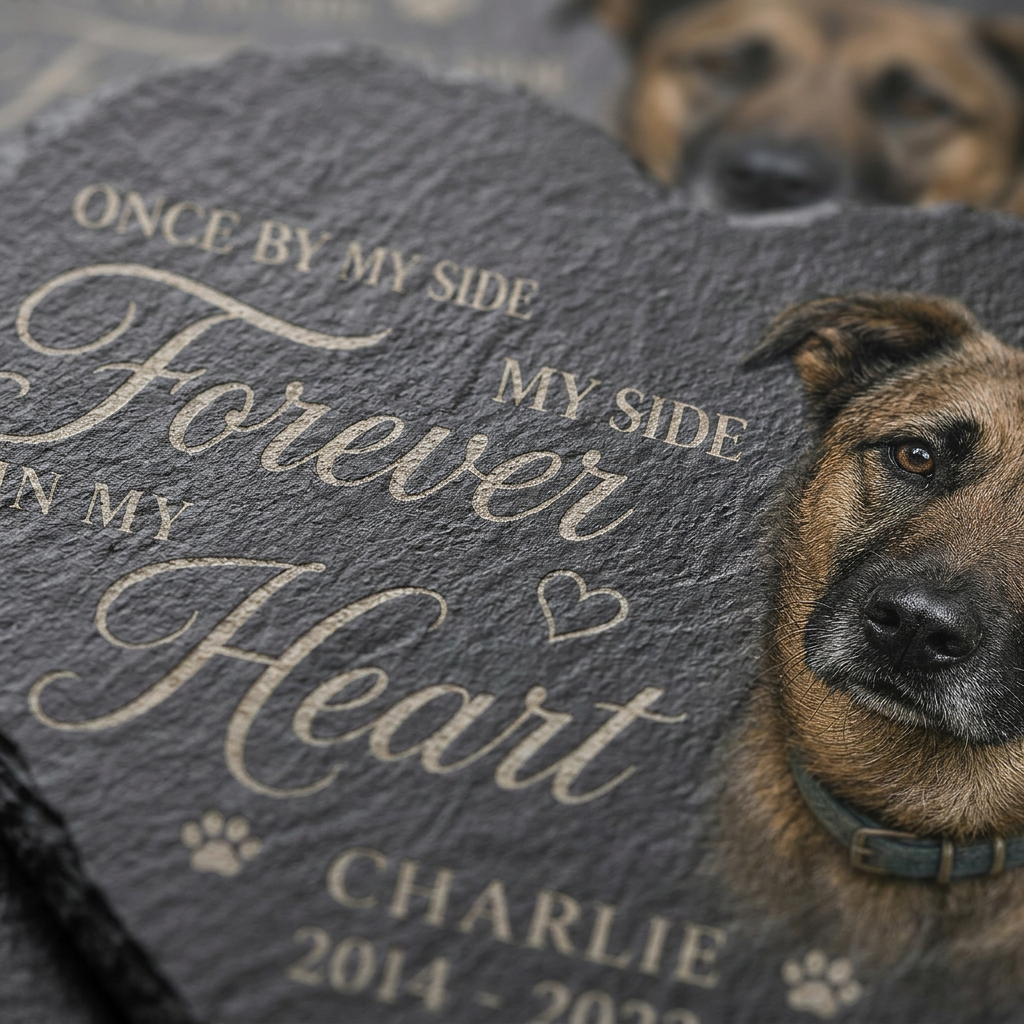 Personalized Pet Memorial Garden Stone – Custom Dog Loss Remembrance Gift - Image 5 | VNMGSREPR1-6IN-EHIEU_AI_0414 VNMGSREPR1-8IN-EHIEU_AI_0414
