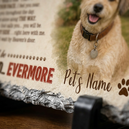 Personalized Dog Memorial Garden Stone – Custom Pet Photo Slate for Pet Loss - Image 5 | VNMGSREPR1-6IN-EHIEU_AI_0445 VNMGSREPR1-8IN-EHIEU_AI_0445