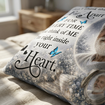 Personalized Memorial Photo Pillow When Tomorrow Starts Without Me Sympathy Gift for Loss - Image 5