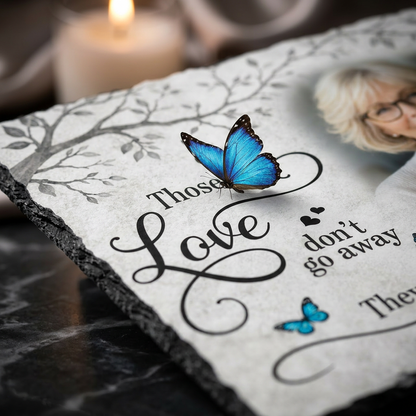 Personalized Memorial Garden Stone with Photo, Butterfly Sympathy Gift for Loved One - Image 5 | VNMGSREPR1-6IN-EHIEU_AI_0455 VNMGSREPR1-8IN-EHIEU_AI_0455