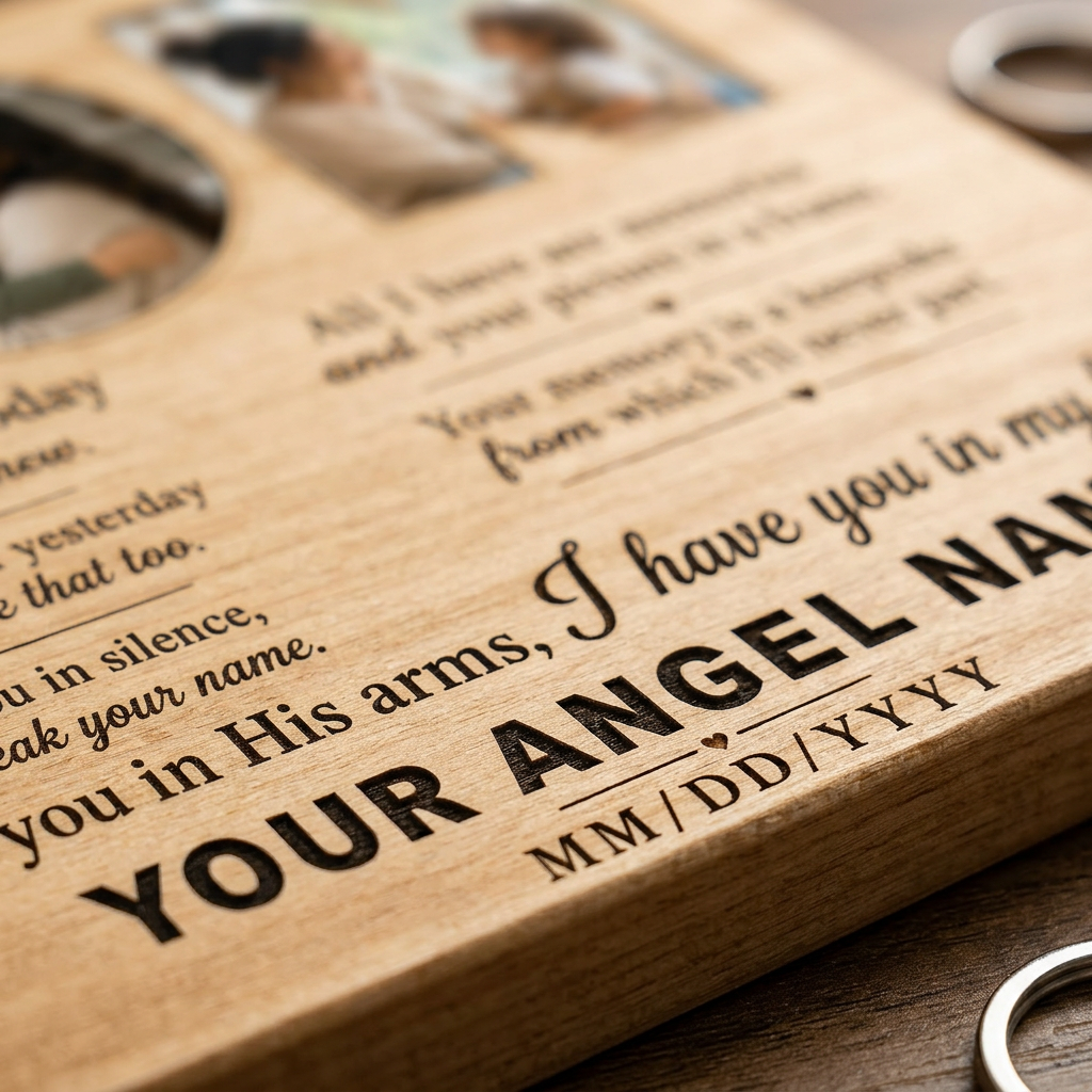 Personalized Son Memorial Wall Canvas With Photos Gift for Loss of Son - Image 5