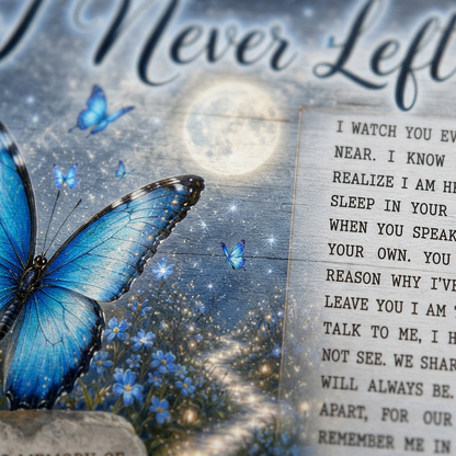 Personalized Butterfly Memorial Wall Canvas, Bereavement Gift for Loss of Loved One - Image 5
