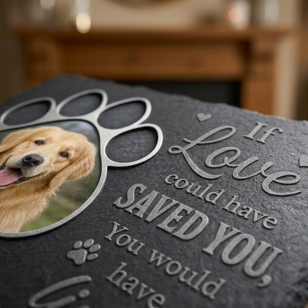 Personalized Pet Memorial Garden Stone Rectangle – Dog Loss Grave Marker Gift - Image 5 | VNMGSREPR1-6IN-EHIEU_AI_0425 VNMGSREPR1-8IN-EHIEU_AI_0425