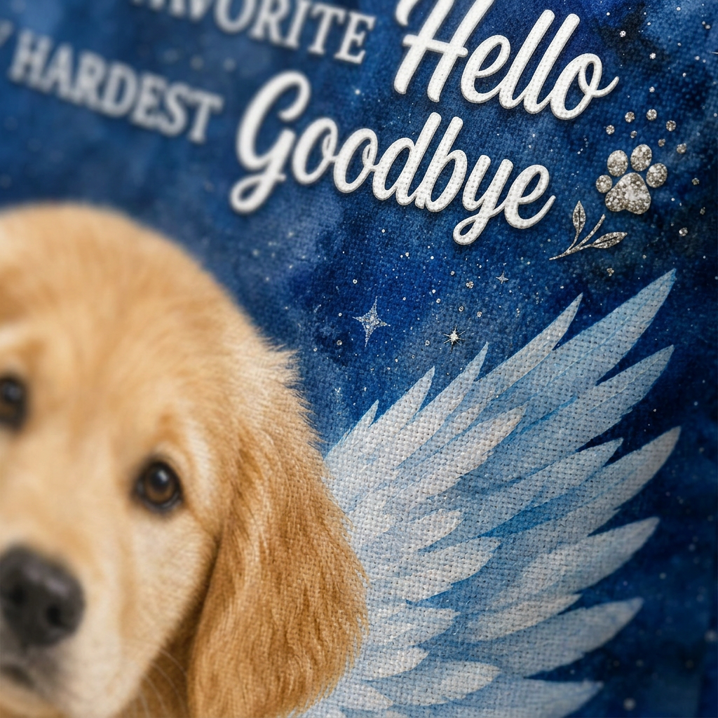 Personalized Pet Memorial Photo Pillow - Custom Dog Loss Sympathy Gift, Rainbow Bridge Remembrance - Image 5