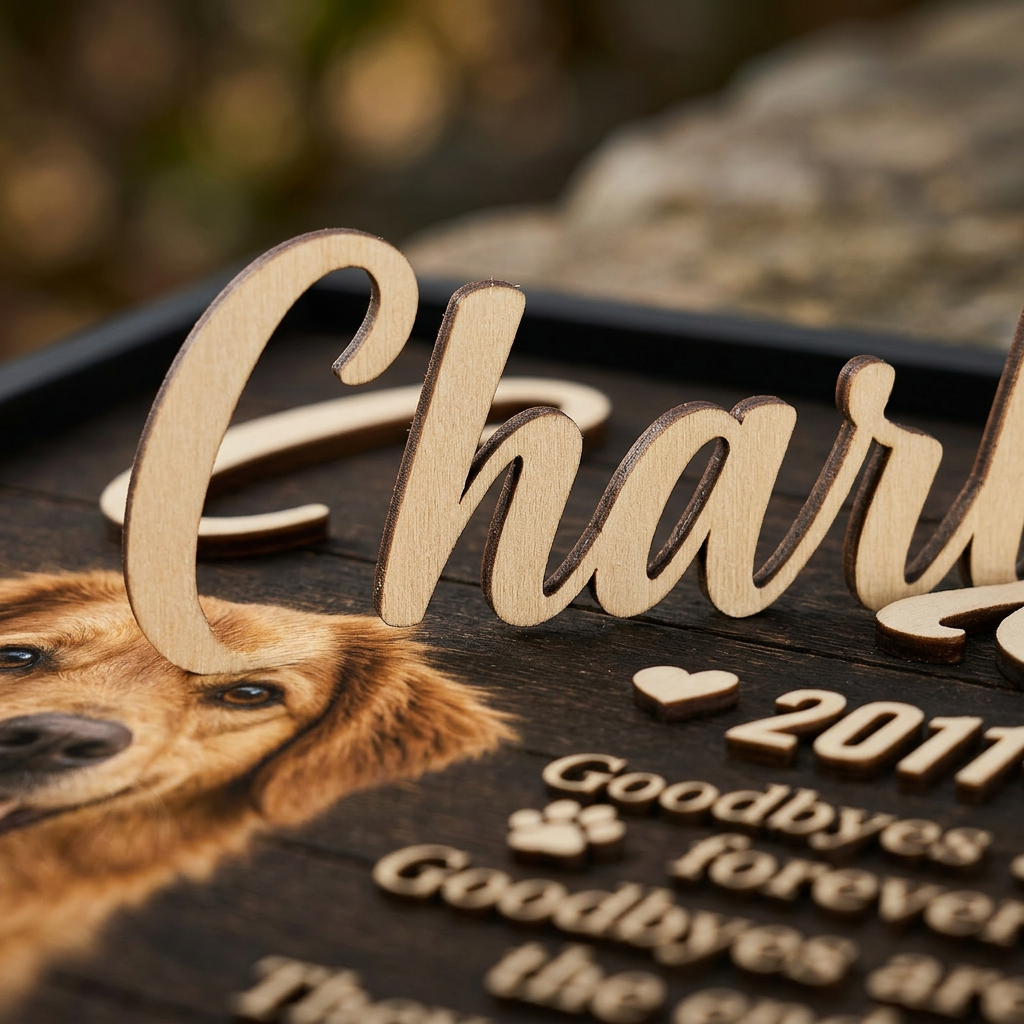 Personalized Dog Memorial Wall Canvas Custom Pet Photo Loss Sympathy Gift - Image 5