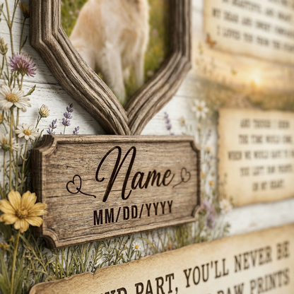 Personalized Dog Photo Memorial Wall Canvas – Sympathy Gift for Dog Owners - Image 5