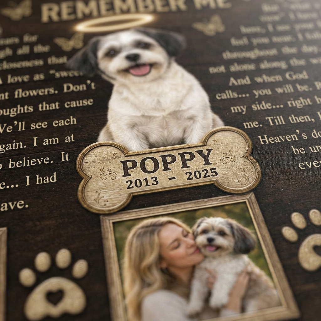 Personalized Pet Memorial Wall Canvas - Custom Dog Photo Remembrance Gift for Pet Loss - Image 5 | WCV-12X8-EHIEU_AI_0029 WCV-14X11-EHIEU_AI_0029 WCV-18X12-EHIEU_AI_0029 WCV-20X16-EHIEU_AI_0029 WCV-24X16-EHIEU_AI_0029 WCV-24X20-EHIEU_AI_0029 WCV-30X20-EHIEU_AI_0029 WCV-30X24-EHIEU_AI_0029 WCV-36X24-EHIEU_AI_0029 WCV-40X30-EHIEU_AI_0029