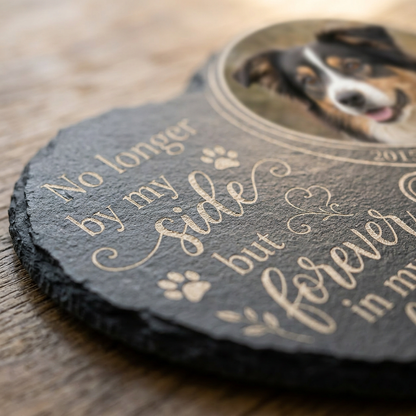 Personalized Heart-Shaped Pet Memorial Garden Stone with Photo for Dog Loss - Image 5 | VNMGSREPR1-6IN-EHIEU_AI_0419 VNMGSREPR1-8IN-EHIEU_AI_0419