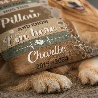 Personalized Pet Memorial Pillow Custom Photo Dog Cat When You Miss Me Loss Keepsake - Image 5