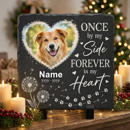 Personalized Dog Memorial Photo Rock Slate Garden Stone – Pet Loss Gift - Image 6 | VNMGSREPR1-6IN-EHIEU_AI_0453 VNMGSREPR1-8IN-EHIEU_AI_0453