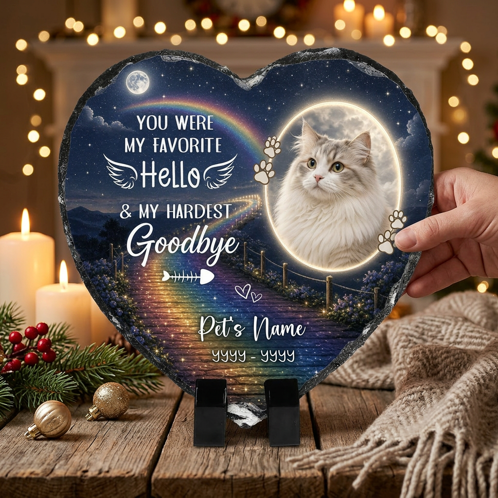 Personalized Pet Memorial Heart Slate Stone with Custom Photo – Cat Dog Loss Gift - Image 6 | VNMGSREPR1-6IN-EHIEU_AI_0435 VNMGSREPR1-8IN-EHIEU_AI_0435