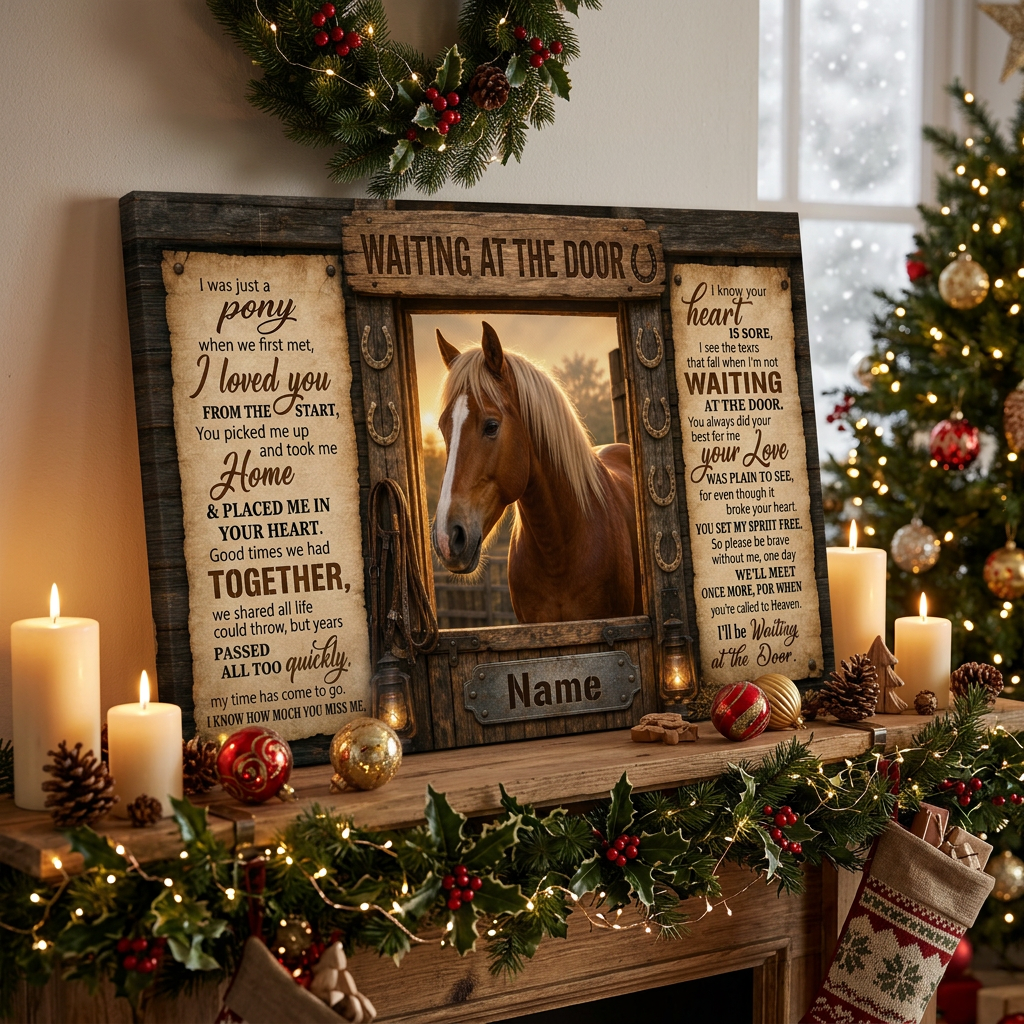 Personalized Horse Memorial Wall Canvas – Sympathy Gift for Grieving Horse Owners - Image 6