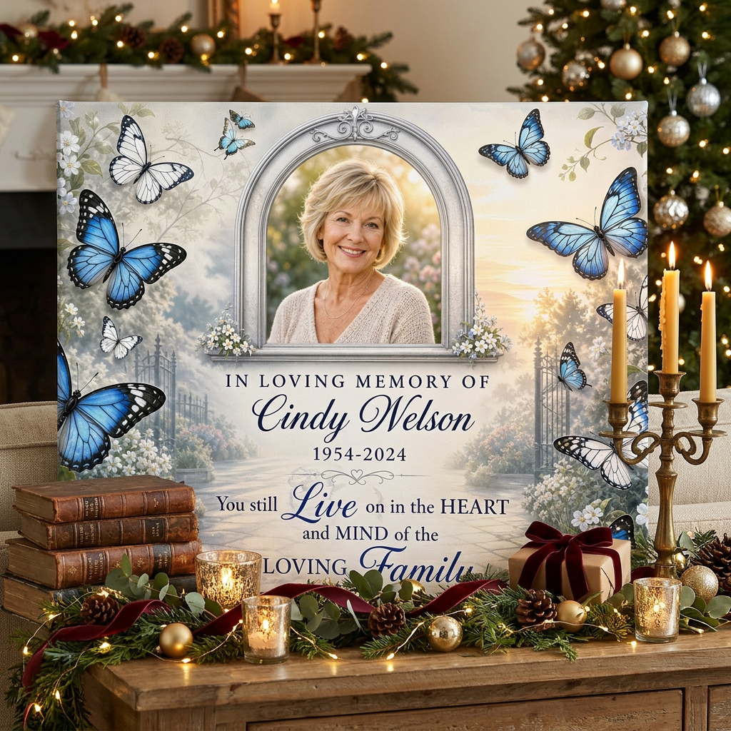 Personalized Memorial Canvas Wall Art for Loss of Mother, Grandmother or Loved One - Image 6