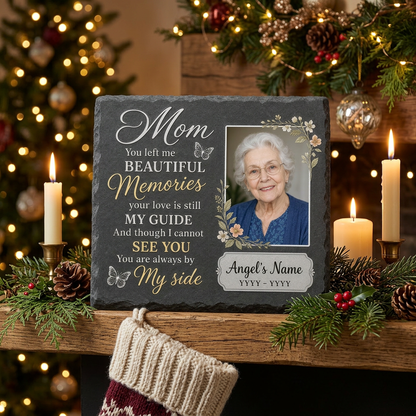 Personalized Mom Memorial Garden Stone with Photo, Sympathy Gift Loss of Mother - Image 6 | VNMGSREPR1-6IN-EHIEU_AI_0461 VNMGSREPR1-8IN-EHIEU_AI_0461