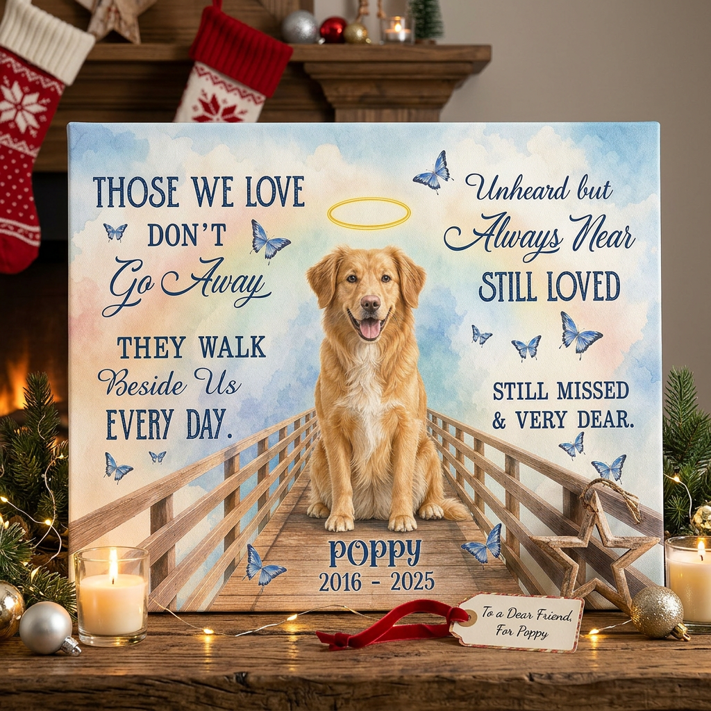 Personalized Pet Memorial Wall Canvas with Photo, Name & Years - Dog Loss Sympathy Gift - Image 6 | WCV-12X8-EHIEU_AI_0042 WCV-14X11-EHIEU_AI_0042 WCV-18X12-EHIEU_AI_0042 WCV-20X16-EHIEU_AI_0042 WCV-24X16-EHIEU_AI_0042 WCV-24X20-EHIEU_AI_0042 WCV-30X20-EHIEU_AI_0042 WCV-30X24-EHIEU_AI_0042 WCV-36X24-EHIEU_AI_0042 WCV-40X30-EHIEU_AI_0042