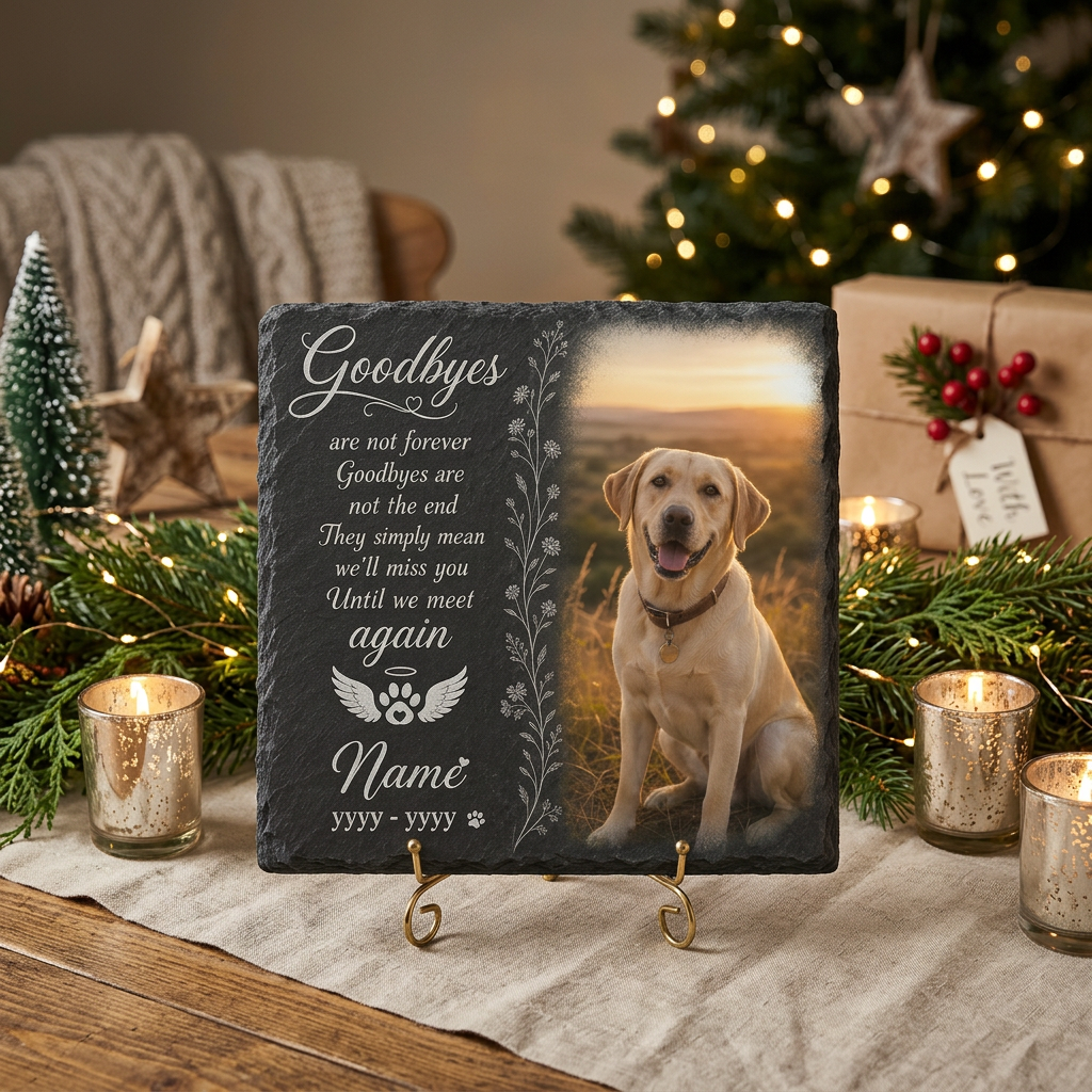 Until We Meet Again Personalized Dog Memorial Garden Stone Custom Pet Loss Gift - Image 6