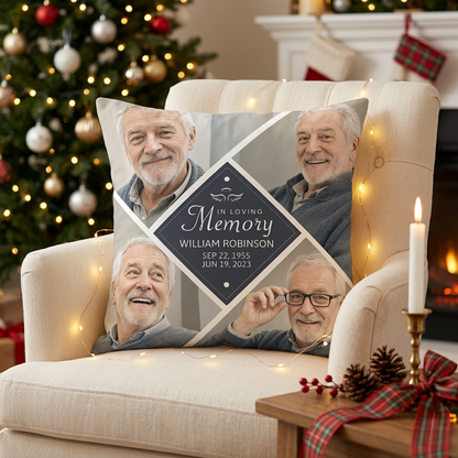 Personalized In Loving Memory Photo Pillow - Memorial Keepsake Gift for Family & Friends - Image 6
