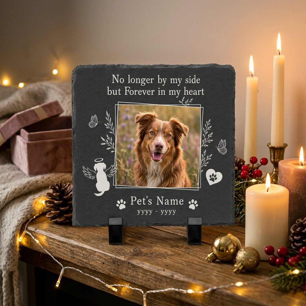 Personalized Pet Memorial Garden Stone – Dog Cat Graves Photo Keepsake Gift - Image 5 | VNMGSREPR1-6IN-EHIEU_AI_0489 VNMGSREPR1-8IN-EHIEU_AI_0489