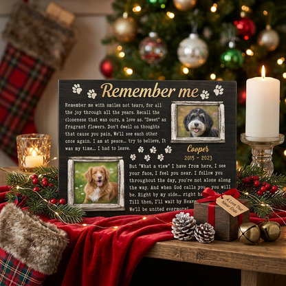 Personalized Dog Memorial Wall Canvas - Custom Pet Photo & Name Remembrance Keepsake Print - Image 6 | WCV-12X8-EHIEU_AI_0038 WCV-14X11-EHIEU_AI_0038 WCV-18X12-EHIEU_AI_0038 WCV-20X16-EHIEU_AI_0038 WCV-24X16-EHIEU_AI_0038 WCV-24X20-EHIEU_AI_0038 WCV-30X20-EHIEU_AI_0038 WCV-30X24-EHIEU_AI_0038 WCV-36X24-EHIEU_AI_0038 WCV-40X30-EHIEU_AI_0038