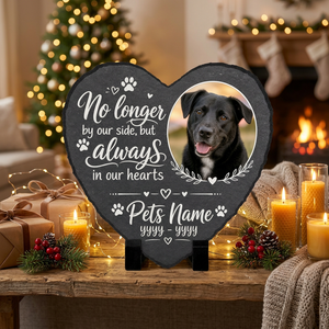 Personalized Pet Memorial Garden Stone – Custom Photo Slate Plaque Dog Loss Gift - Image 6