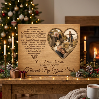 Personalized Memorial Canvas – Sympathy Gift for Loss of Father With Photos - Image 6