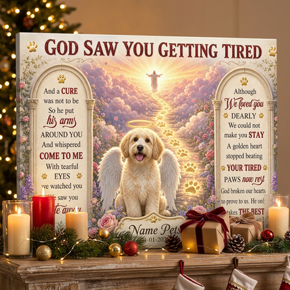 Personalized Pet Memorial Canvas Wall Art - Dog Loss Remembrance Gift with Photo & Name - Image 6 | WCV-12X8-EHIEU_AI_0044 WCV-14X11-EHIEU_AI_0044 WCV-18X12-EHIEU_AI_0044 WCV-20X16-EHIEU_AI_0044 WCV-24X16-EHIEU_AI_0044 WCV-24X20-EHIEU_AI_0044 WCV-30X20-EHIEU_AI_0044 WCV-30X24-EHIEU_AI_0044 WCV-36X24-EHIEU_AI_0044 WCV-40X30-EHIEU_AI_0044