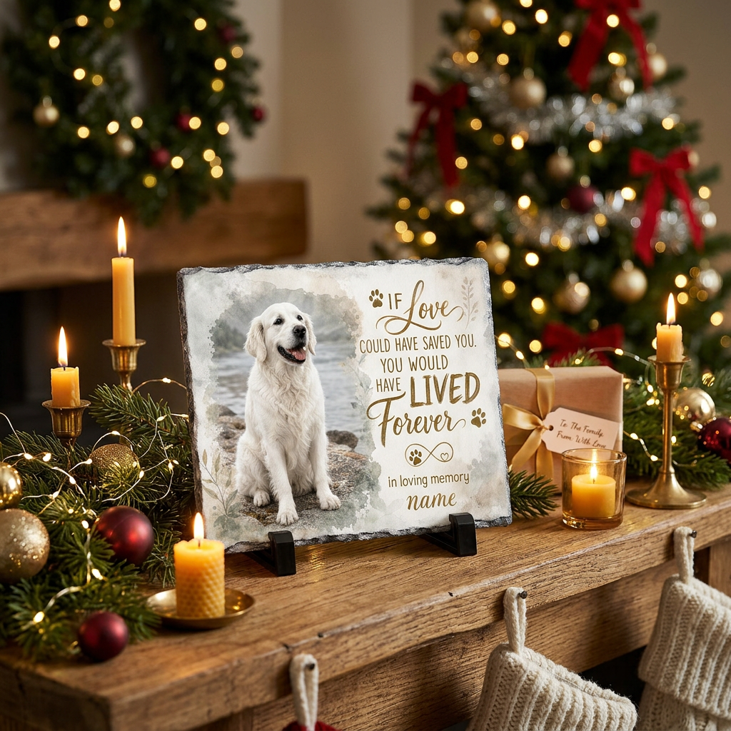 Personalized Dog Memorial Garden Stone Rectangle Slate Plaque – Pet Loss Gift - Image 6 | VNMGSREPR1-6IN-EHIEU_AI_0473 VNMGSREPR1-8IN-EHIEU_AI_0473