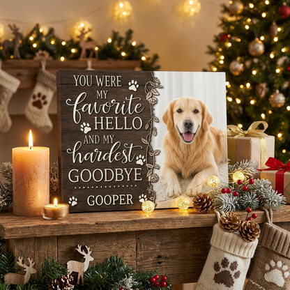 Personalized Dog Memorial Wall Canvas, Pet Loss Sympathy Gift for Dog Owners - Image 6