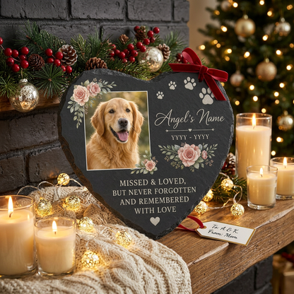 Personalized Dog Photo Memorial Garden Stone – Pet Loss Remembrance Gift - Image 6 | VNMGSREPR1-6IN-EHIEU_AI_0486 VNMGSREPR1-8IN-EHIEU_AI_0486