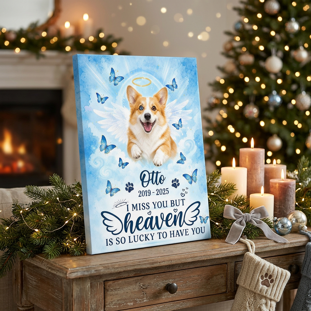 Personalized Pet Memorial Canvas Wall Art with Angel Wings - Dog Loss Remembrance Gift - Image 6 | WCV-12X8-EHIEU_AI_0041 WCV-14X11-EHIEU_AI_0041 WCV-18X12-EHIEU_AI_0041 WCV-20X16-EHIEU_AI_0041 WCV-24X16-EHIEU_AI_0041 WCV-24X20-EHIEU_AI_0041 WCV-30X20-EHIEU_AI_0041 WCV-30X24-EHIEU_AI_0041 WCV-36X24-EHIEU_AI_0041 WCV-40X30-EHIEU_AI_0041