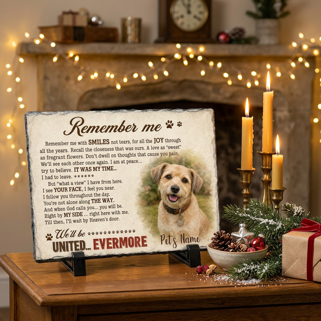 Personalized Dog Memorial Garden Stone – Custom Pet Photo Slate for Pet Loss - Image 6 | VNMGSREPR1-6IN-EHIEU_AI_0445 VNMGSREPR1-8IN-EHIEU_AI_0445