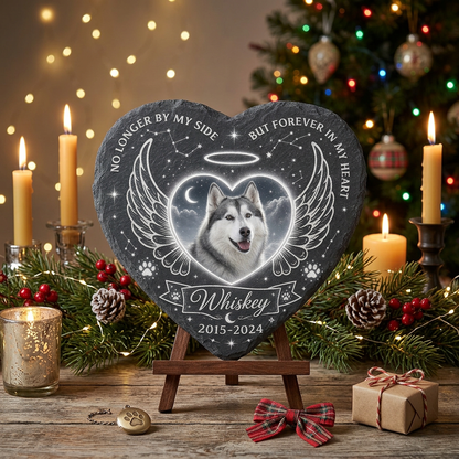 Personalized Dog Memorial Heart Stone – Custom Pet Loss Garden Keepsake Gift - Image 6 | VNMGSREPR1-6IN-EHIEU_AI_0418 VNMGSREPR1-8IN-EHIEU_AI_0418