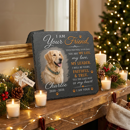 Personalized Dog Memorial Garden Stone with Photo – Pet Loss Remembrance Gift - Image 6 | VNMGSREPR1-6IN-EHIEU_AI_0420 VNMGSREPR1-8IN-EHIEU_AI_0420