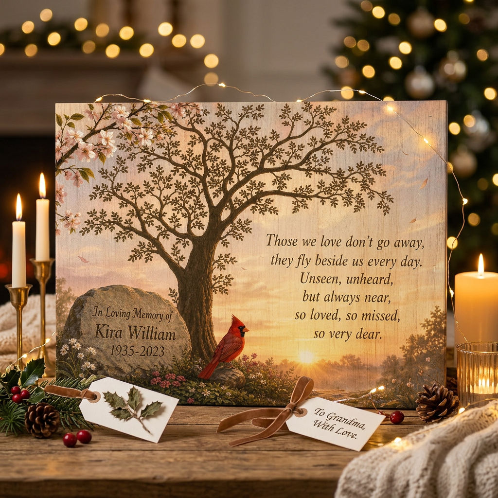 Personalized In Loving Memory Canvas Print - Those We Love Forever Gift - Image 6
