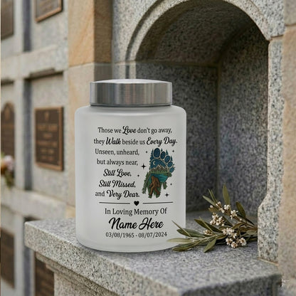 Personalized Bigfoot Sasquatch Stainless Steel Urn for Adult Human Ashes Men Father Husband Bereavement Condolence Silver Black Gold Red Memorial Keepsake Urn, Memorial Gift, In Loving Memory - Image 7