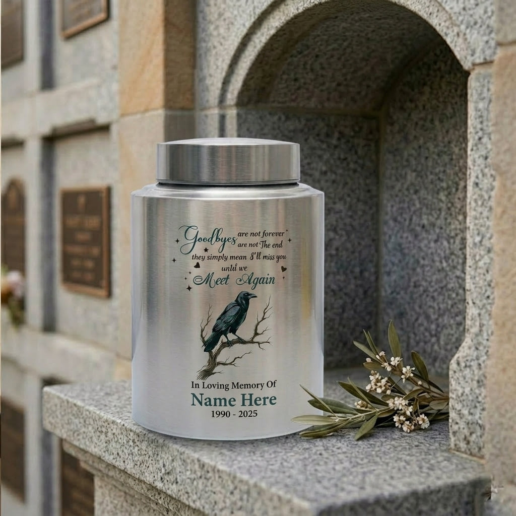 Personalized Valhalla Viking Nordic Runes Stainless Steel Urn for Human Ashes Loss of Husband Father Norse Mythology Sympathy Present Memorial Keepsake Urn, Memorial Gift, In Loving Memory - Image 7