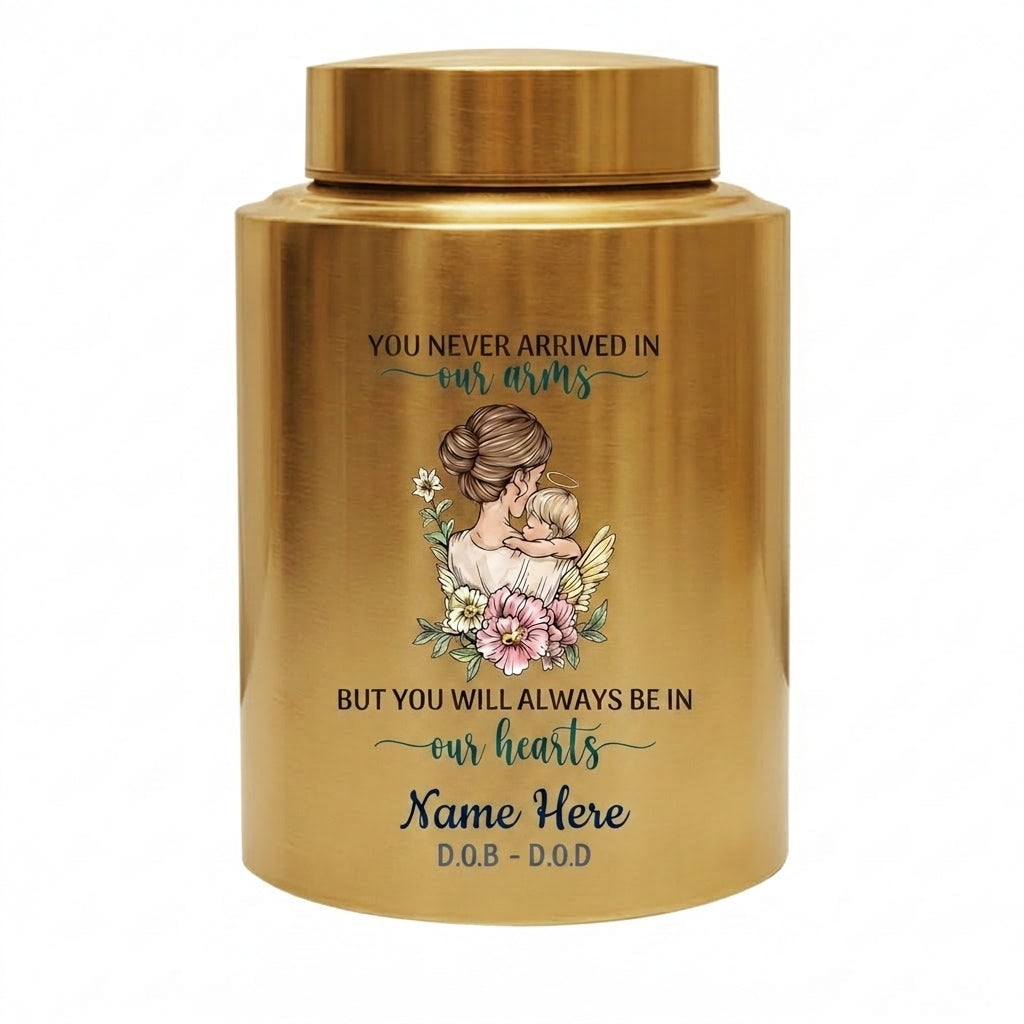 Personalized Infant Baby Loss UV Printed Stainless Steel Urn for Human Ashes Loss of Child Bereavement Miscarriage Stillbirth Ash Container Memorial Keepsake Urn, Memorial Gift, In Loving Memory - Image 9