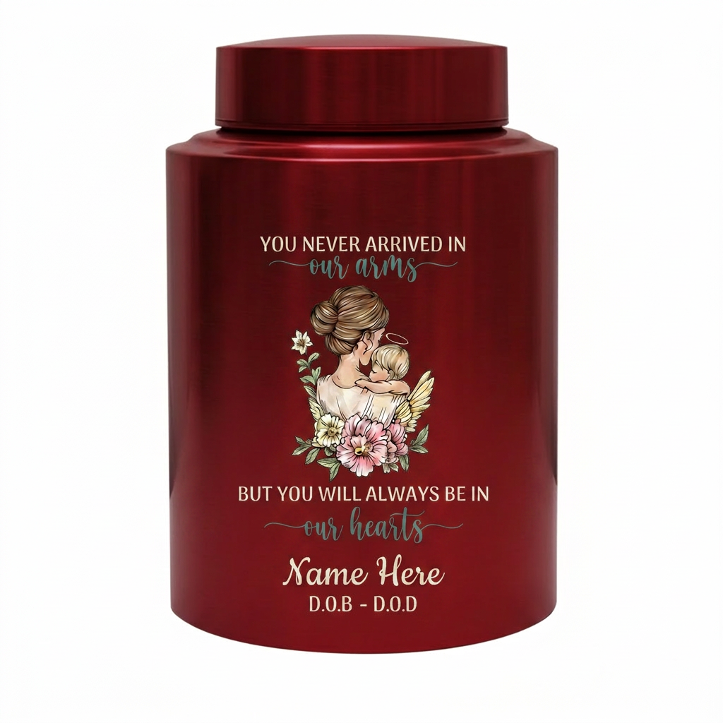 Personalized Infant Baby Loss UV Printed Stainless Steel Urn for Human Ashes Loss of Child Bereavement Miscarriage Stillbirth Ash Container Memorial Keepsake Urn, Memorial Gift, In Loving Memory - Image 10