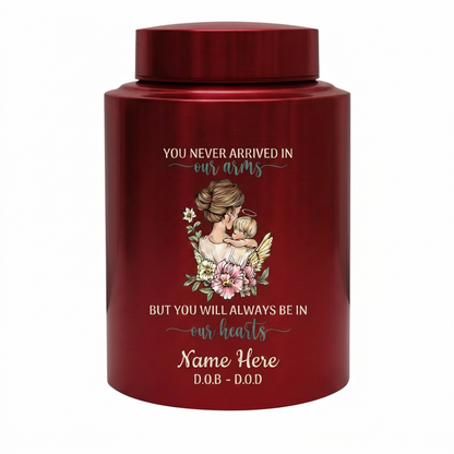 Personalized Infant Baby Loss UV Printed Stainless Steel Urn for Human Ashes Loss of Child Bereavement Miscarriage Stillbirth Ash Container Memorial Keepsake Urn, Memorial Gift, In Loving Memory - Image 10
