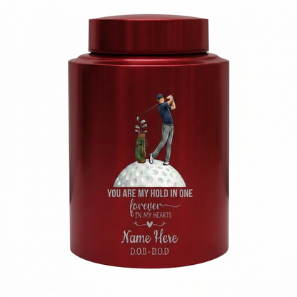 Personalized Golf Players Golfing UV Print Stainless Steel Urn for Adult Male Human Ashes Dad Grandpa Husband Loss Large Decorative Memorial Keepsake Urn, Memorial Gift, In Loving Memory - Image 10