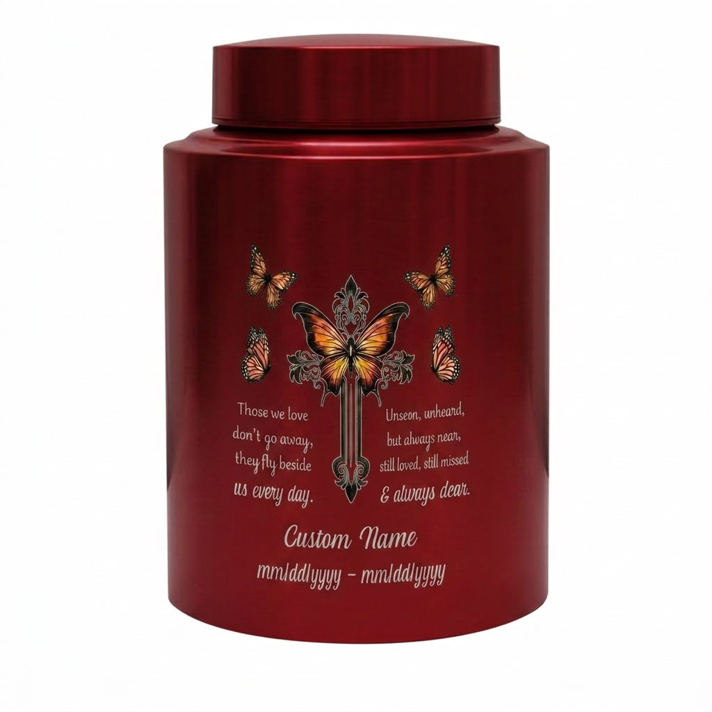 Personalized Christian Dove Stainless Steel Cremation Urn For Mom Sister Women Adult Female Human Ashes, Custom Name And Dates Display, Memorial Keepsake Urn, Memorial Gift, In Loving Memory - Image 10