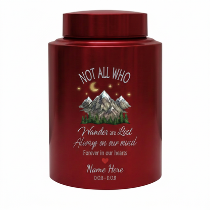 Personalized Forest Camping Outdoor Stainless Steel UV Printed Urn for Camper Nature Lover Adult Human Ashes Sympathy Condolence 5.9in 7.5in Memorial Keepsake Urn, Memorial Gift, In Loving Memory - Image 10