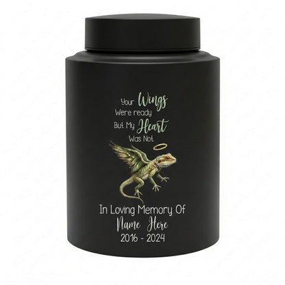 Personalized Iguana Gecko Lizard UV Printed Bereavement Tribute for Reptile Lover, Loss of Loved One Ash Storage Container, Two Sizes, Memorial Keepsake Urn, Memorial Gift, In Loving Memory - Image 11