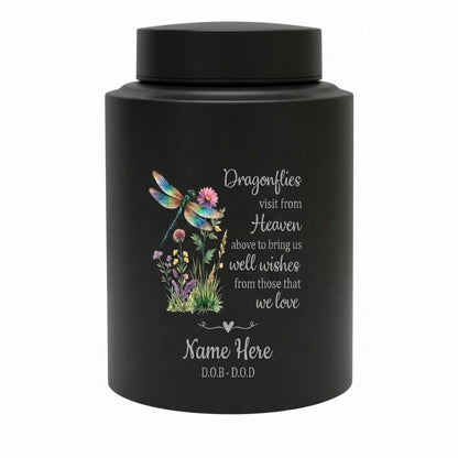 Personalized Dragonfly Stainless Steel Cremation Urns for Human Ashes Custom Sympathy Loss of Loved One Funeral Burial Ash Container Memorial Keepsake Urn, Memorial Gift, In Loving Memory - Image 11