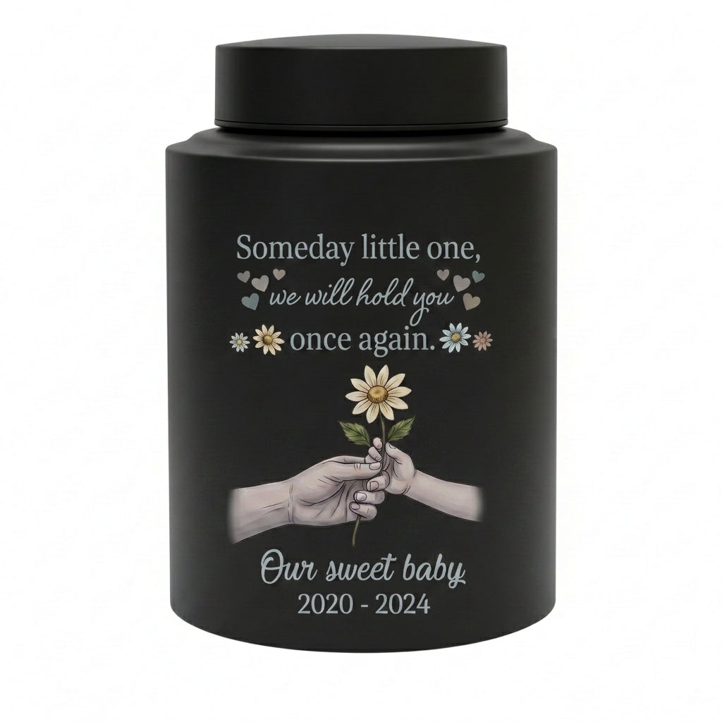 Personalized Baby Loss Sunflower Heart Stainless Steel Urn For Infant Child Bereavement Sympathy Gift Loss Of Little One Small Large Sizes Memorial Keepsake Urn, Memorial Gift, In Loving Memory - Image 11